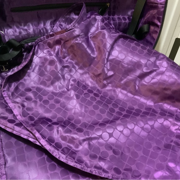 KATE SPADE NEW YORK CABIN ROLLING LUGGAGE Roller bag/ Carry on - Black - Picture 9 of 14